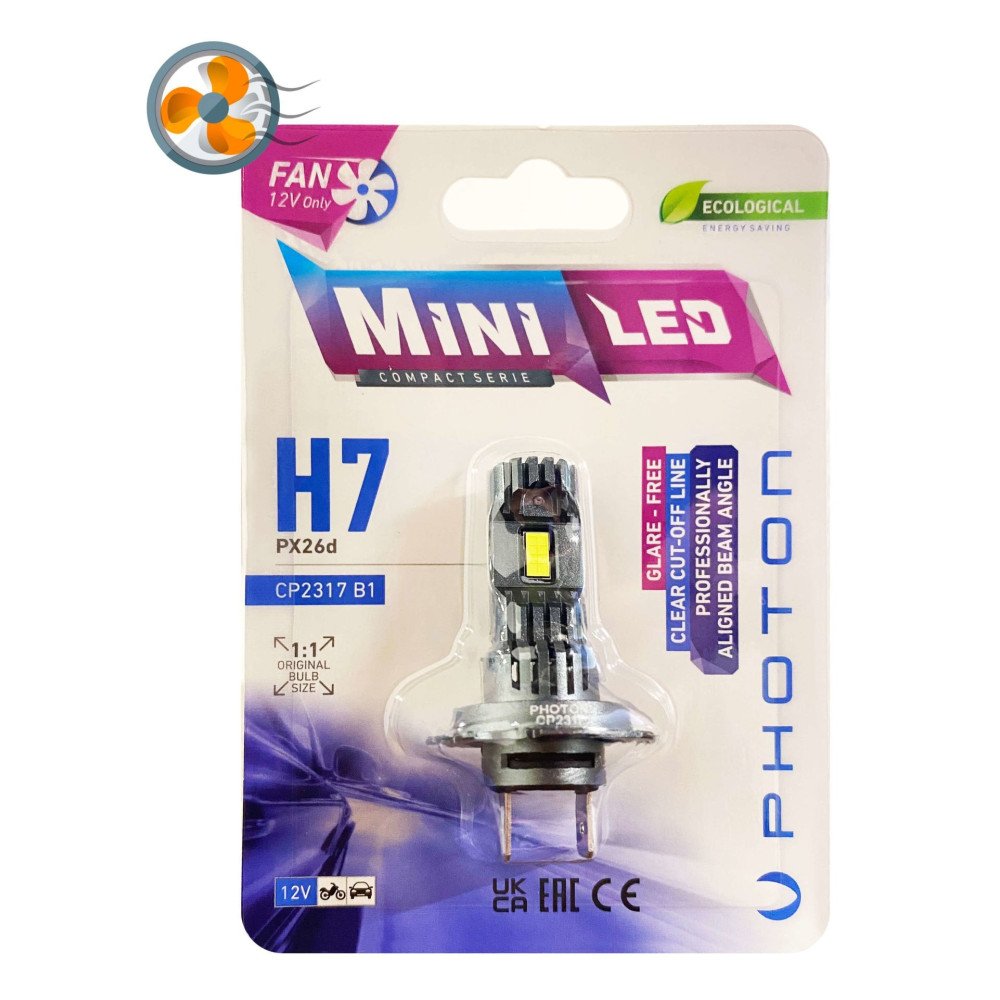 Photon Mini H7 Compact Fan Led