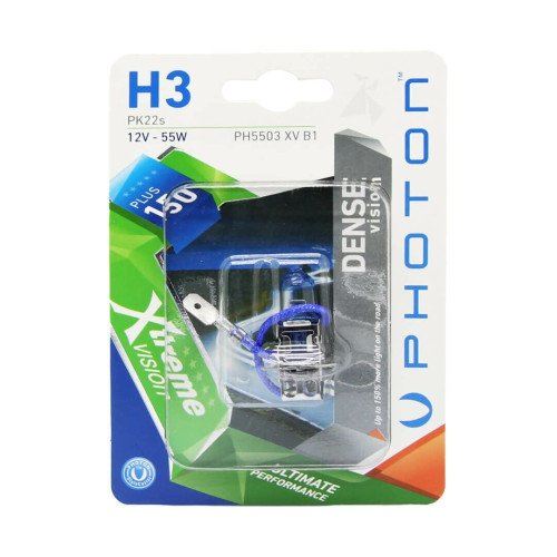 Photon H3 Xtreme Vision Blister +150% More Light