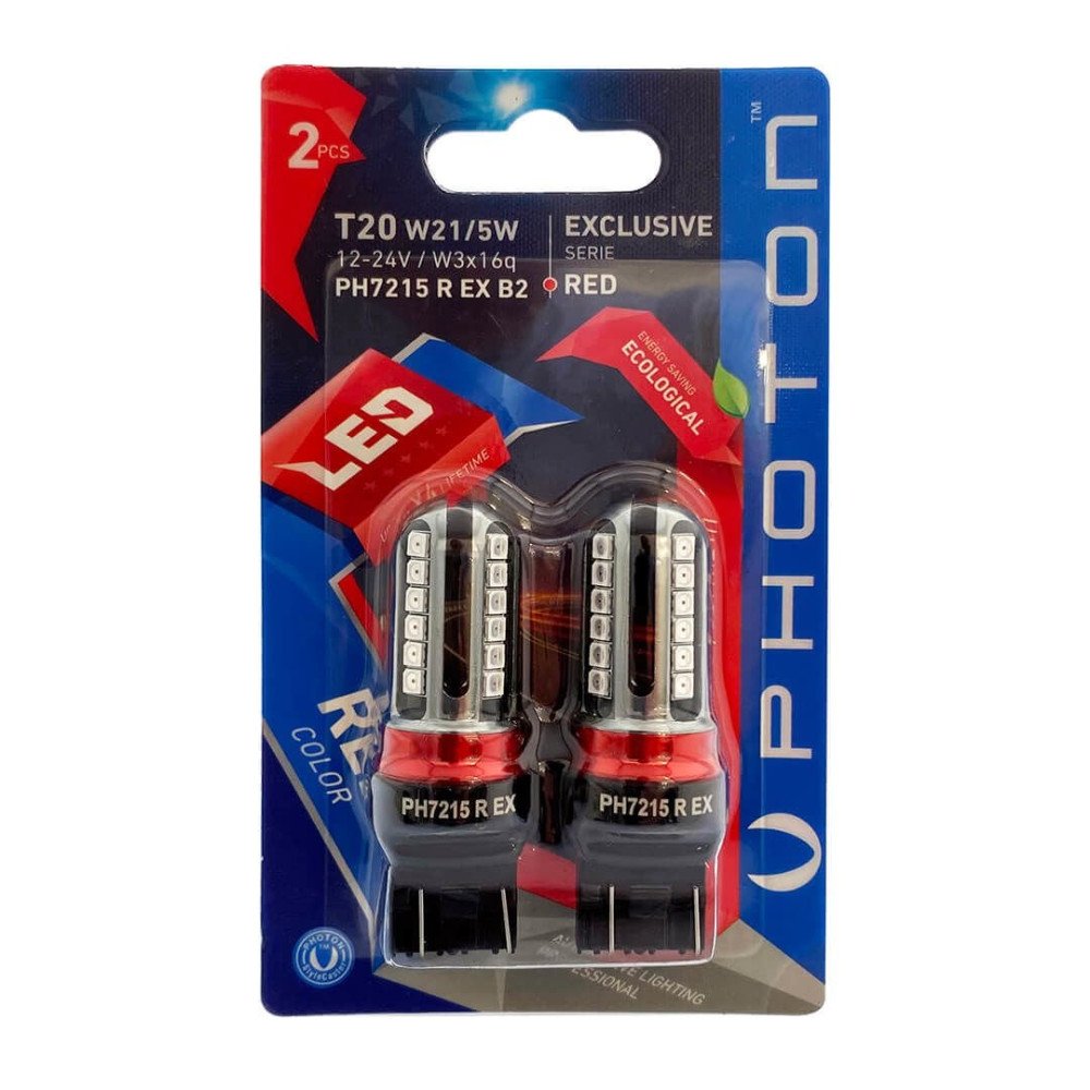 Photon T20 W21-5W Red T20 Blister
