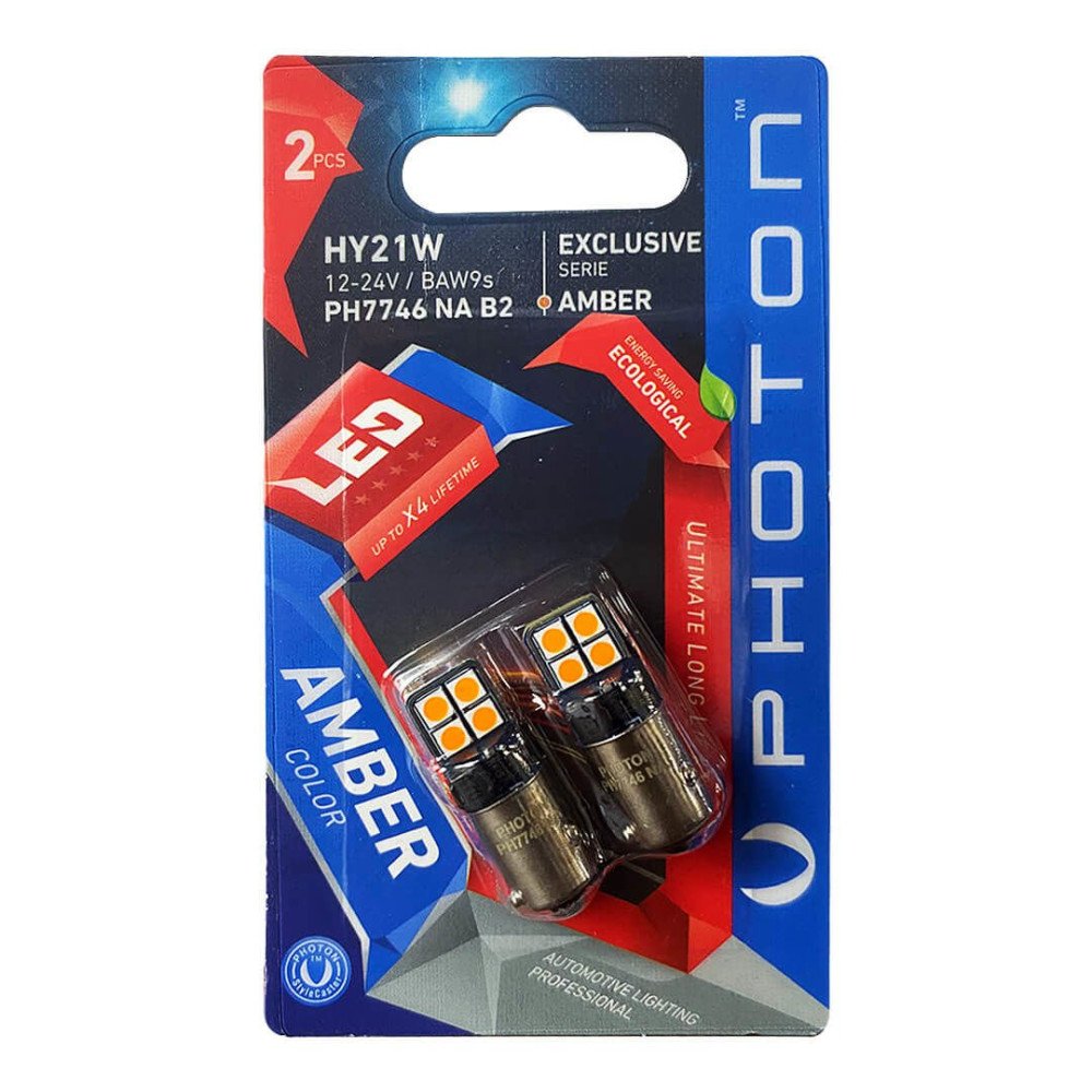 Photon H21W 12V Amber (Orange) Exclusive Series 